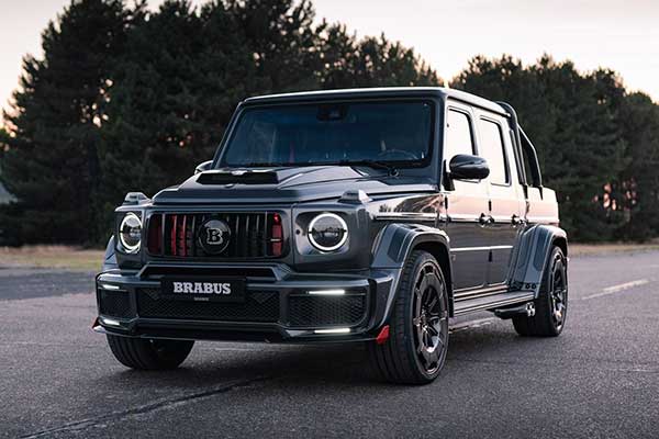 Brabus 发表 888 匹马力碳纤维宽体 Mercedes-AMG G63 改装 Pick-up 车型