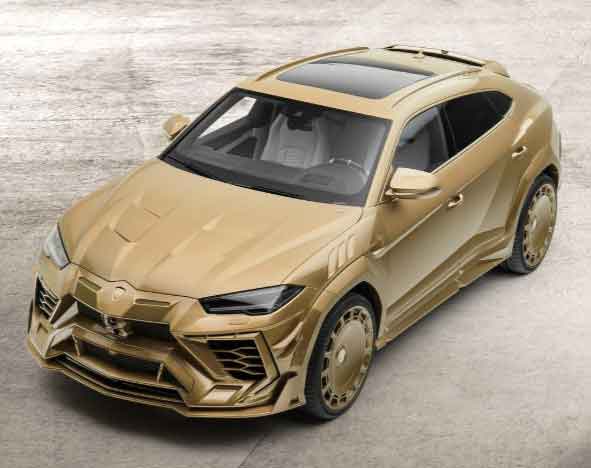 Mansory 推出兰博基尼 Urus「土豪金」改装版本