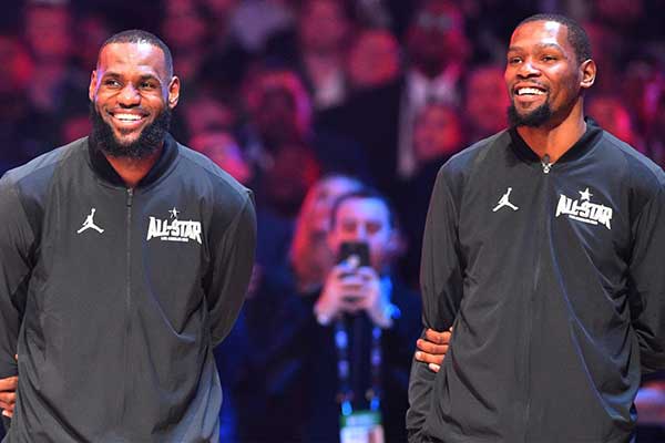 LeBron James 与 Kevin Durant 领衔NBA 2023 全明星赛首轮投票结果公布