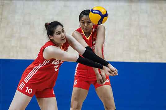 中国女排3-1逆转塞尔维亚