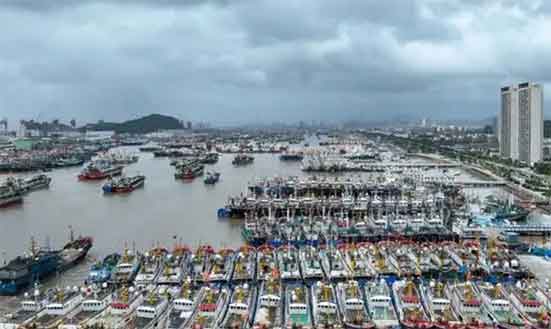 台风普拉桑已在浙江登陆