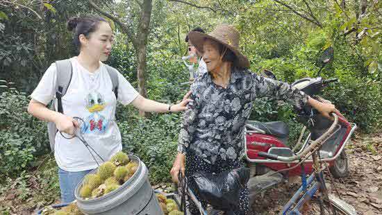 网红女团干做村民的带货主播