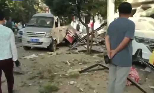 甘肃酒泉一餐饮店液化气爆炸