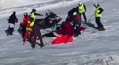 女教练意外身亡 滑雪跟拍摄影引争议