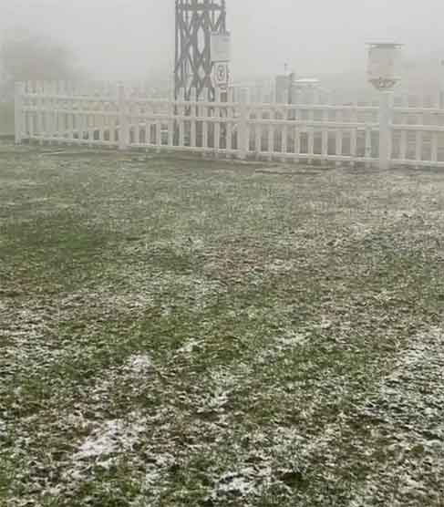 河南秋雪突袭！多景区银装素裹美到窒息