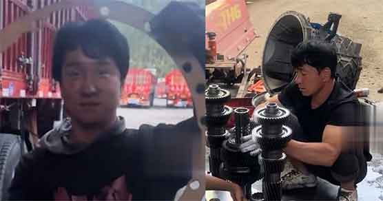 新疆汽修工因撞脸成龙意外走红