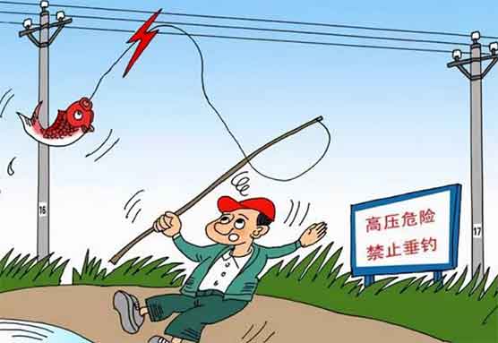 钓鱼触碰高压线身亡 家属索赔133万法院判了