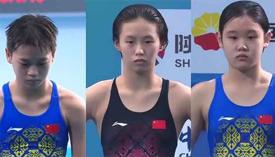 全运跳水神仙打架!陈芋汐夺冠全红婵第五