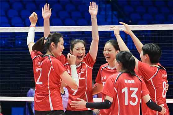 朱婷率河南女排3-0横扫天津女排