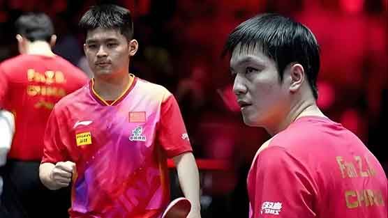 全运会今日巅峰战！樊振东林诗栋争男单冠军