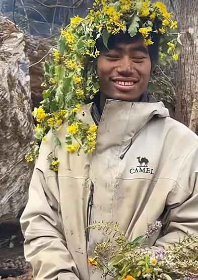 荒野求生林北接女友！抱起来一路小跑甜炸