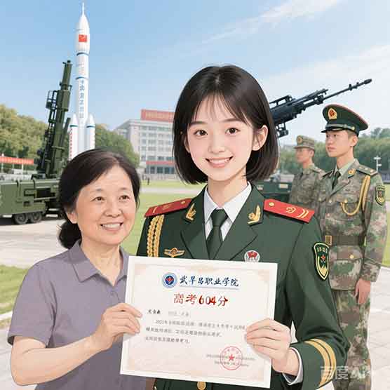 604分女生弃本科读高职！定向军士路太飒