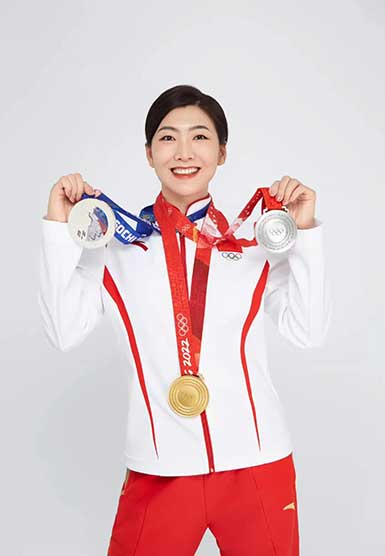 ❤️徐梦桃35岁卫冕！中国代表团第2金封神