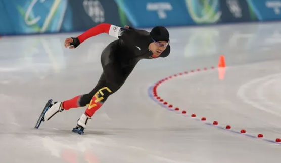 中国第3金！宁忠岩速滑1500米破奥运纪录夺冠
