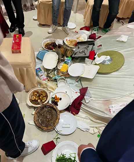 回村吃饭被超大电动餐桌惊呆🔥乡村黑科技出圈