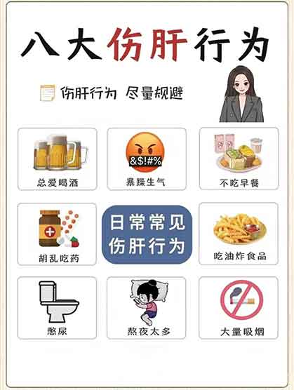这些日常伤肝习惯,很多人每天都在犯