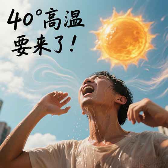 南天体感飙40℃！秋老虎杀疯了赖到月底