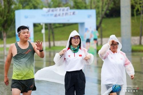 中乔体育助力“行走江夏”慢跑活动，传递运动正能量