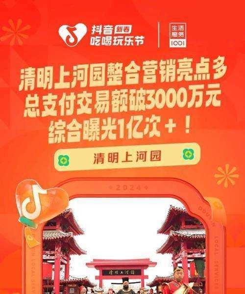  清明上河园整合营销亮点多，总支付交易额破3000万元，综合曝光超1亿次