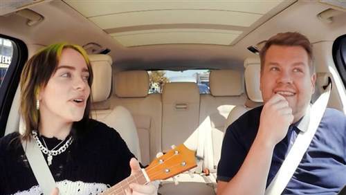 Billie Eilish 作客最新一期《Carpool Karaoke》谈及他与 Justin Bieber 的初次见面