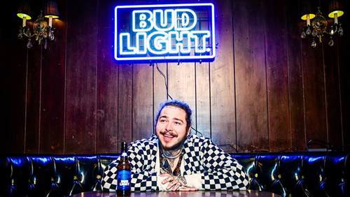 Post Malone 将推出 Bud Light 啤酒主题系列商品