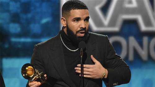 Drake「最佳说唱歌曲」得奖演说遭质疑贬低 Grammy