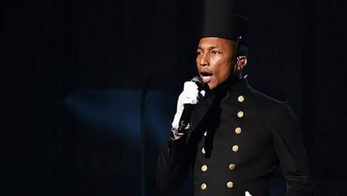 Pharrell Williams 伙拍 Hans Zimmer 与 Lang Lang 第 57 届葛莱美奖颁奖典礼《Happy》演出片段