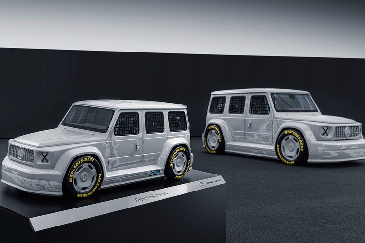 Virgil Abloh x Mercedes-Benz G-Class 联名车款以 $160,000 美元拍卖