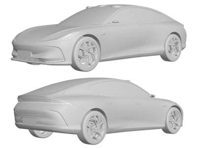配备激光雷达 智己全新轿车专利图曝光