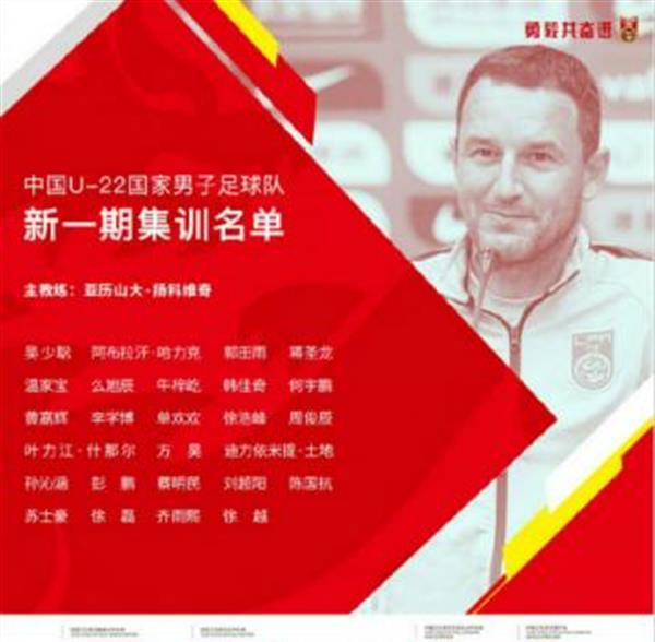 U23亚洲杯预选赛抽签结果出炉