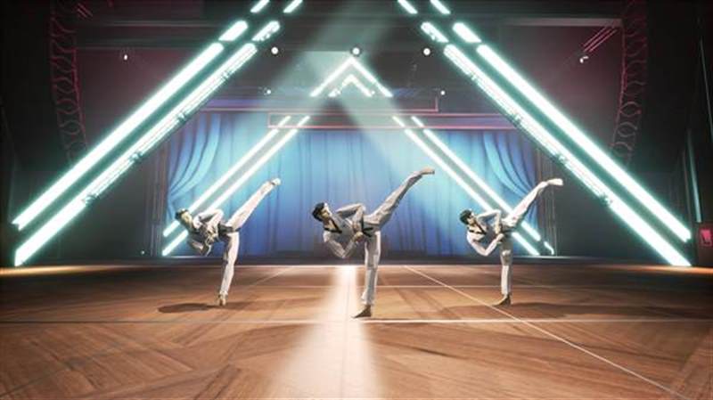 跆拳道虚拟示范团